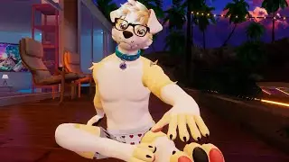 furry yoga class!