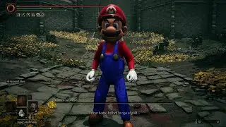 Elden Ring - Mega Mario in The Lands Between