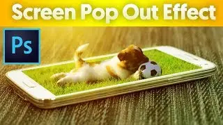 3D Phone Pop Out Effect in Photoshop | DeadIce Design