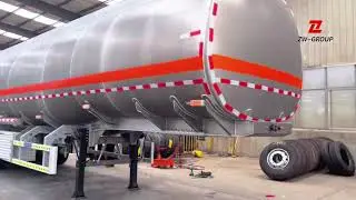 Aluminum Alloy Oil Tank Semi Trailer