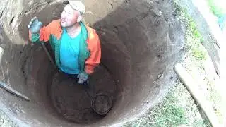 как выровнять колодец на плывуне