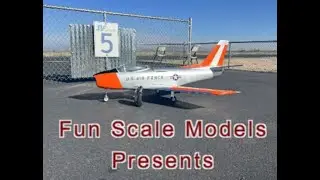 Scratch built F-86 Saber at SVF