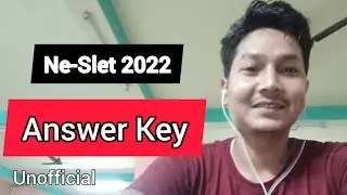 Neslet 2022 Provisional Answer Keys / Sletne 2022 Provisional Answer Key (Paper : 1)