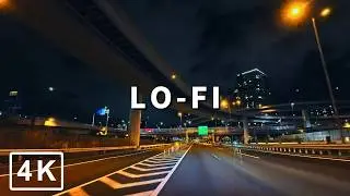 Tokyo Night Drive 🌙 Shuto Expressway 4K | Lofi Beats for Study, Work & Relax
