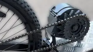 It was not so easy to make this one!! homemade e-Scooter från Car-generator ￼