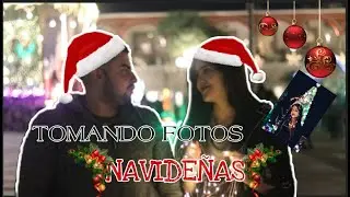 imitando y creando fotos de navidad