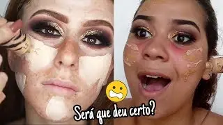 TENTEI IMITAR A MAKE QUE A MARI MARIA IMITOU DA GRINGA! VEM VER O QUE DEU!
