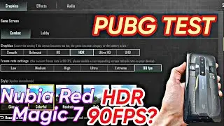 Nubia Red Magic 7 PUBG Test The World Fastest Gaming Phone | Heating | OS SAM PLAYS
