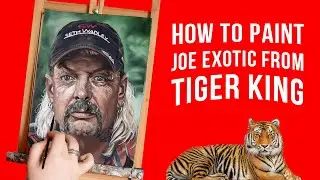 How To Paint Joe Exotic from Tiger King | Sketchflix