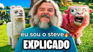 Filme de Minecraft Vira Meme com Jack Black como Steve