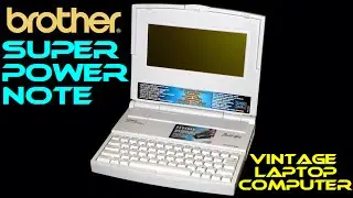 1996 Brother Super PowerNote laptop computer