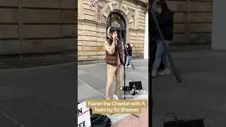 Ed Sheeran - The A team - Busking cover by Kieran The Chanter