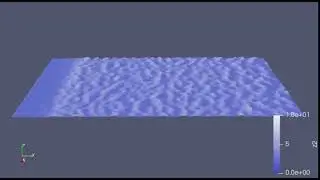 Snow ripple simulation