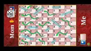 Ludo King 2 Player Match | Snake and ladders 🔥gameplay🔥  Saamp Sidi Game With Mom | लूडो किंग #28