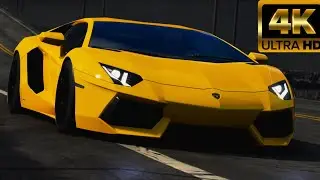 Lamborghini Racing Supercars 4k high speed driver in car view