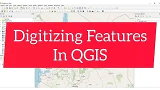 Digitizing features in QGIS. #gis #geospatial @GeostatsGuyLectures @GISRSSolution