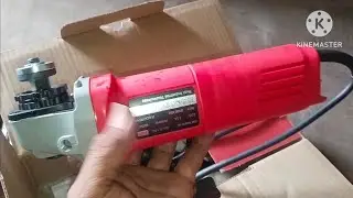unboxing mesin Gerinda potong baru