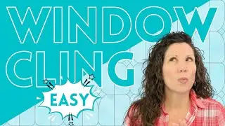 How To Cut Window Cling With Cricut & My Two Favorite Christmas Decorations!