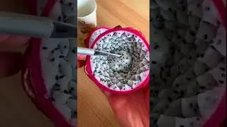 linda arte em uma fruta do dragão #1