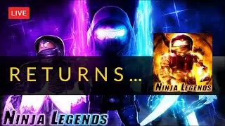 NINJA LEGENDS UPDATE *SHADOWSTORM* ...  ( ROBLOX LIVE )