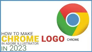 Design the Chrome Logo Illustrator Tutorials|How to make google chrome logo in illustrator CC