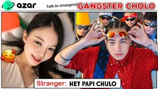 MARCUST PRETENDING TO BE A CHOLO | The Cutest Asian Girl | AZAR (Ometv Alternative)