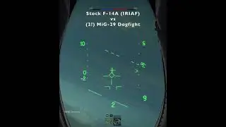 F-14 event n00b tries to dogfight in SIM vs MiG-29 - War Thunder Shorts