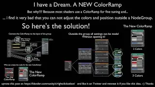 Control The New ColorRamp Out Of The Group - Blender 3D - b3d