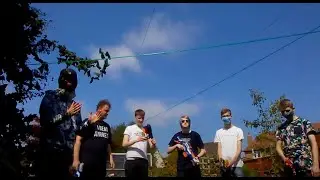 Rokers Wheezes in the garden with the Lads. Featuring: Hartvigen.