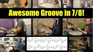 Awesome Drum Groove in 7/8