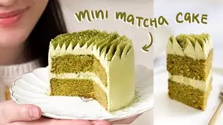 make a single serving matcha cake!