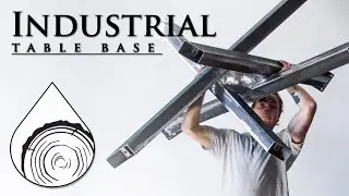 making an industrial table base | steel table legs
