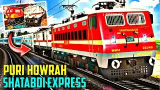 title for youtube video Howrah New Delhi Rajdhani Express Indian Train Game