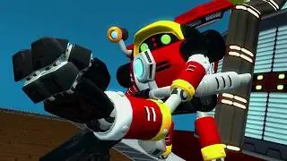 sonic adventure - E-102 Gamma boss cutscene reanimated