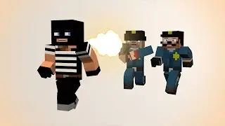 If Minecraft Had Cops/Если бы в Майнкрафте были Копы [by ItsJerryAndHarry]