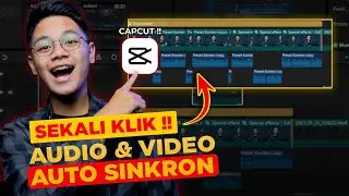 CUMA SEKALI KLIK‼️ Cara Sinkronisasi Audio Dan Video Otomatis Di Capcut - auto synchronize capcut pc