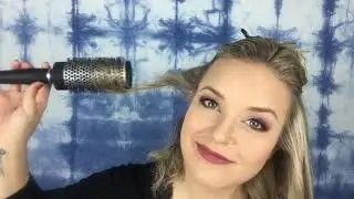 How to round brush blow dry your hair