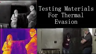 Thermal Scope Evasion. Materials Testing (Copper, ULCANS, Burlap, Mesh). 60 degrees.
