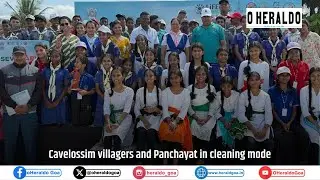 Cavelossim villagers and Panchayat in cleaning mode