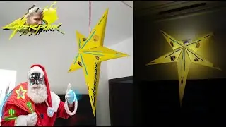Cyberpunk 2077 Theme Custom made Xmas Star