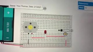 TINKERCAD build: Photoresistor(Light Dependent Resistor)