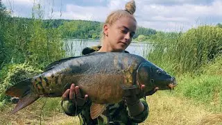 #carpfishing #рыбалка #wildcarp Трофейный карпфишинг на диком озере!