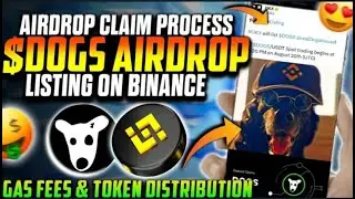 $DOGS Airdrop Claim Process 😍 | Dogs New Task Complete | Dogs Airdrop Withdrawal | Dogs Listing News