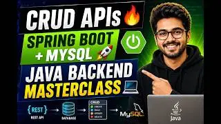 REST APIs + CRUD + Database with Spring Boot | Complete Java Backend Tutorial 🚀