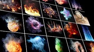 C4D Pyro Scenes
