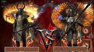 Diablo 2 Resurrected - Spear Paladin vs Spear Amazon: Which Build is Uber Tristram the Fastest?