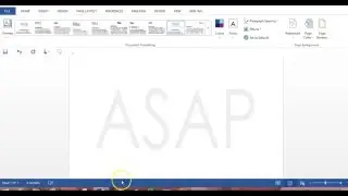 Word 2013 Tutorial - Adding a Watermark