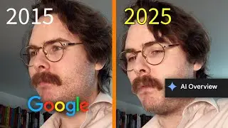 google search before vs. after AI