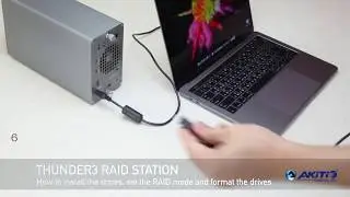 Thunder3 RAID Station - How to install the drives and set the RAID mode