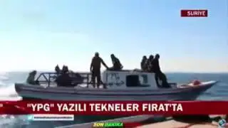 YPG Fıratın Batısını Geçti,Teknelerle Hat Oluşturdular!!